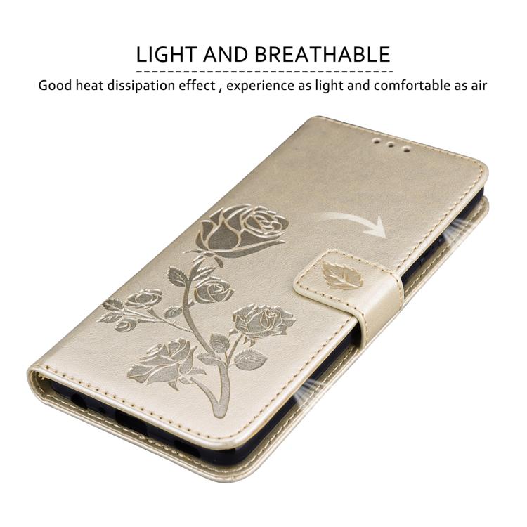 For Honor X6a / X6b / X5b / X6c Rose Embossed Flip PU Leather Phone Case