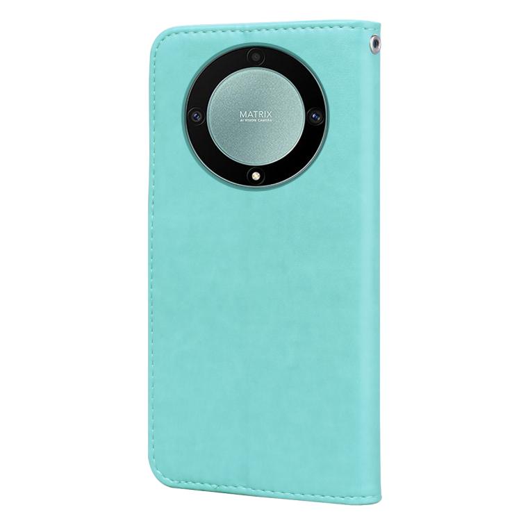 For Honor X9a / Magic5 Lite Rose Embossed Flip PU Leather Phone Case