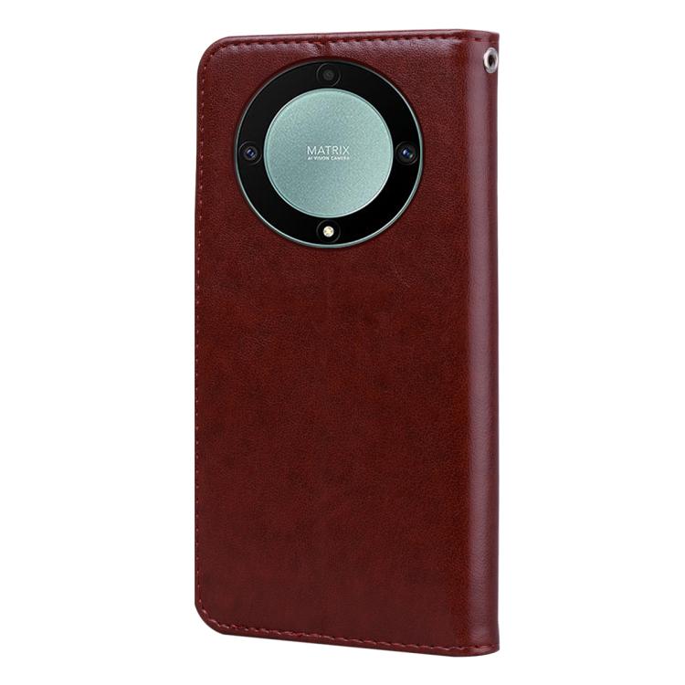 For Honor X9a / Magic5 Lite Rose Embossed Flip PU Leather Phone Case