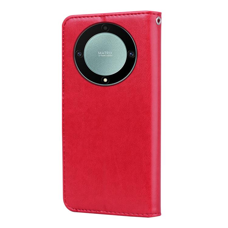 For Honor X9a / Magic5 Lite Rose Embossed Flip PU Leather Phone Case