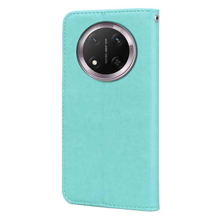 For Honor X9c / Magic7 Lite Rose Embossed Flip PU Leather Phone Case
