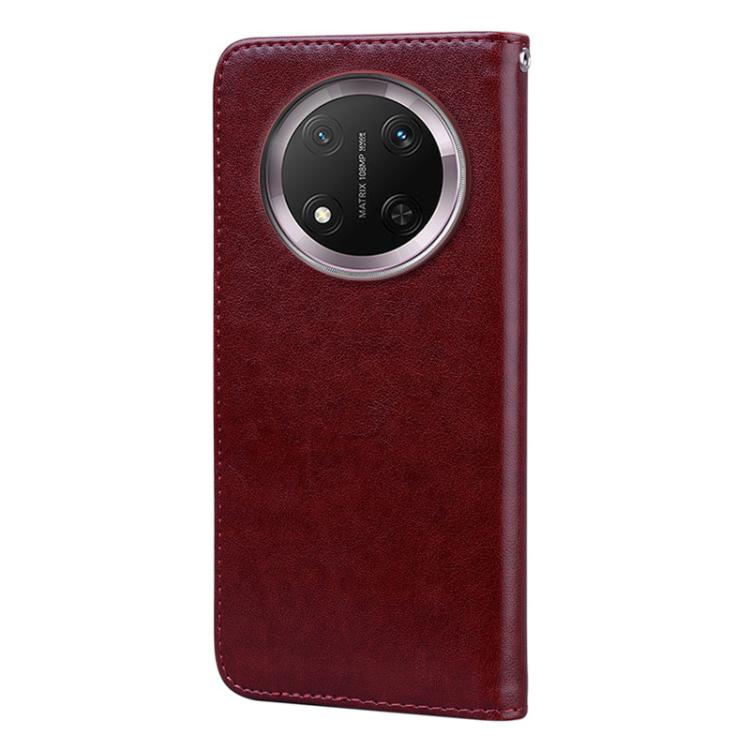 For Honor X9c / Magic7 Lite Rose Embossed Flip PU Leather Phone Case