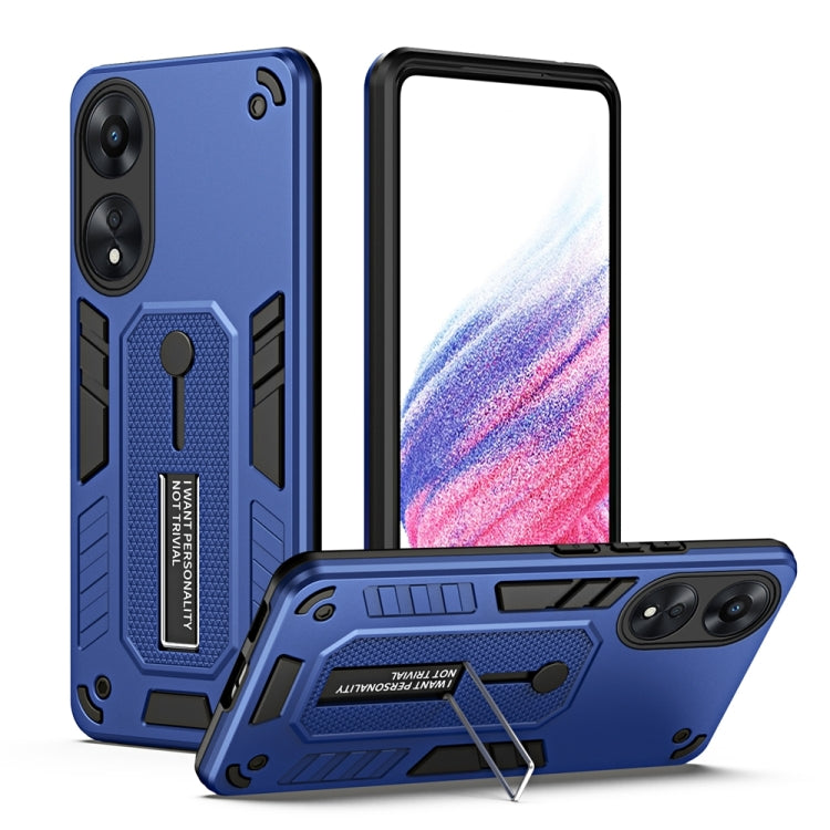 For OPPO A78 5G Variety Brave Armor Finger Loop Holder Phone Case
