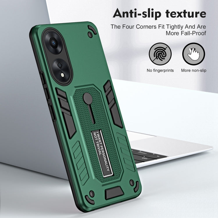 For OPPO A78 5G Variety Brave Armor Finger Loop Holder Phone Case