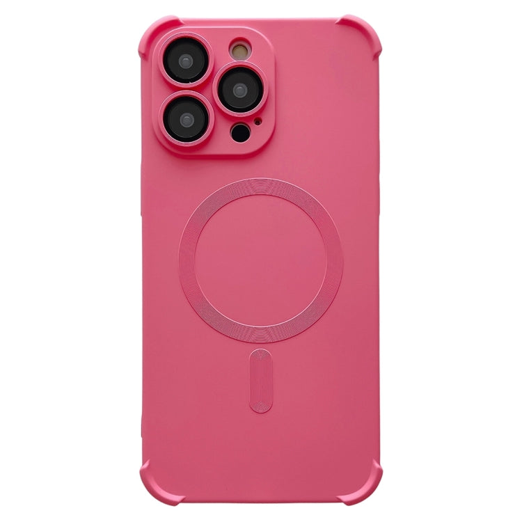 For iPhone 16 Pro Four Corner Shockproof Skin Feel MagSafe Magnetic Phone Case