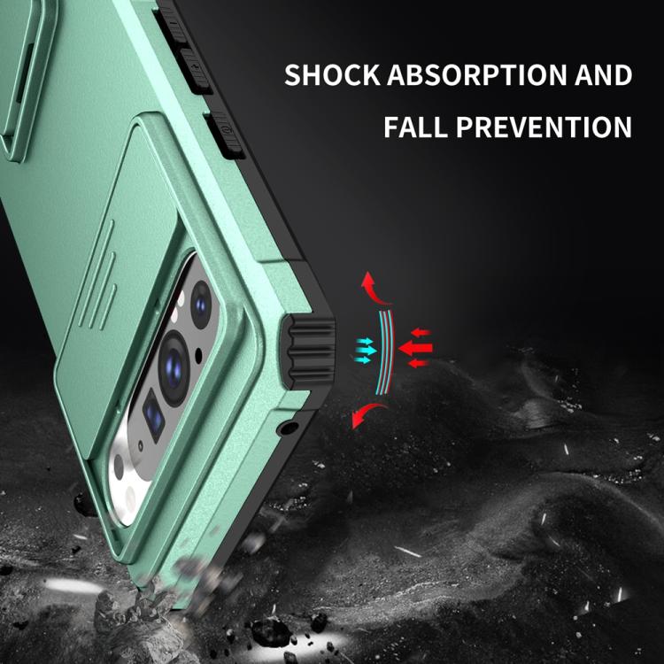 For Google Pixel 9 Pro XL Stereoscopic Holder Sliding Camshield Phone Case
