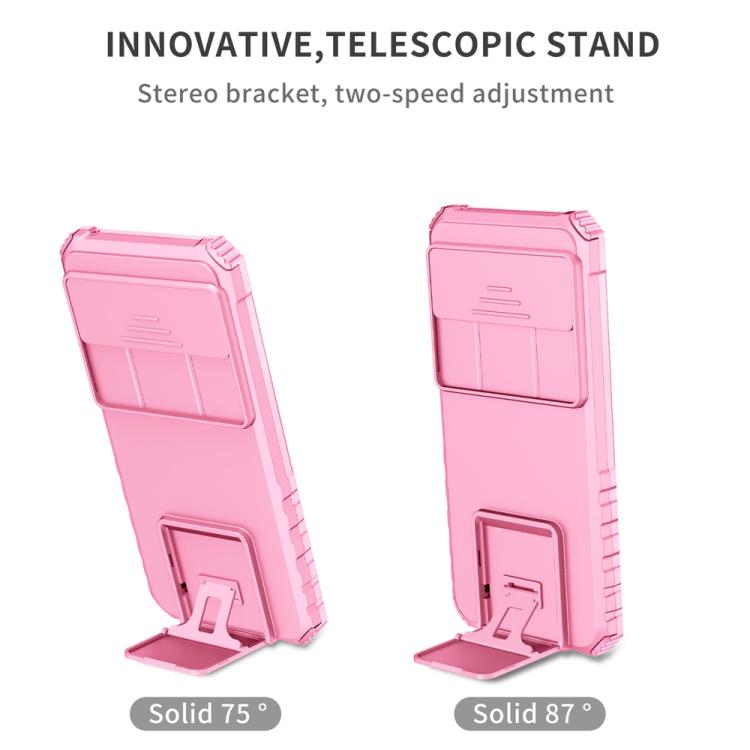 For Google Pixel 9 Pro Stereoscopic Holder Sliding Camshield Phone Case