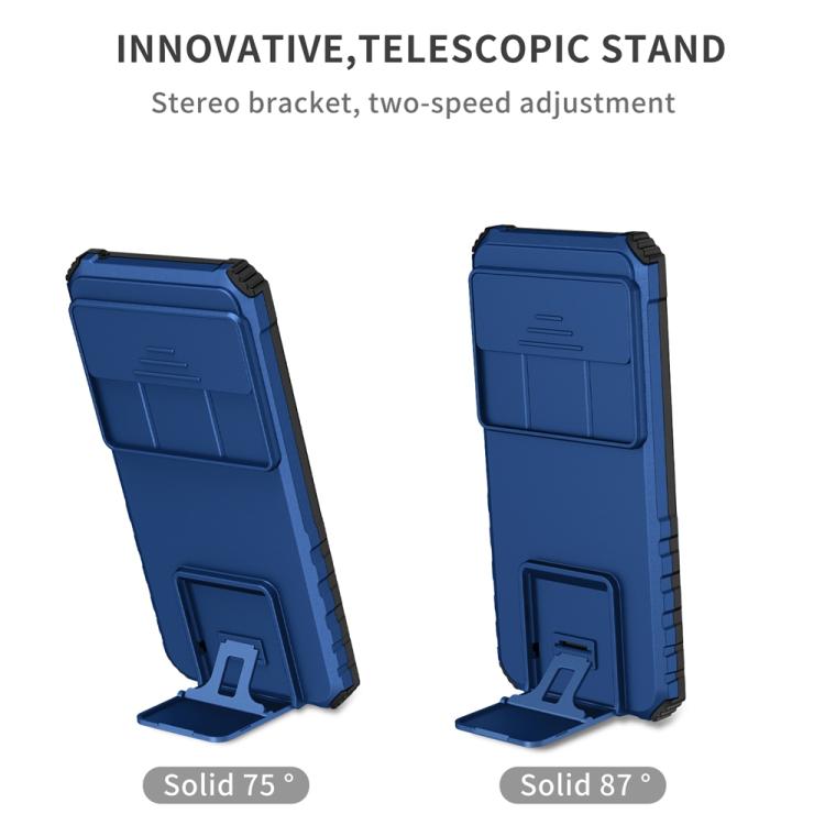 For Google Pixel 9 Pro Stereoscopic Holder Sliding Camshield Phone Case