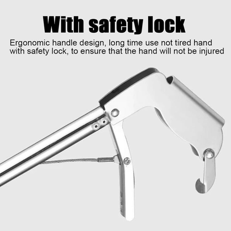 Foldable Multipurpose Stainless Steel Eel Loach Clamp Grab Tool, Length: