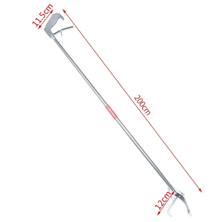 Foldable Multipurpose Stainless Steel Eel Loach Clamp Grab Tool, Length: