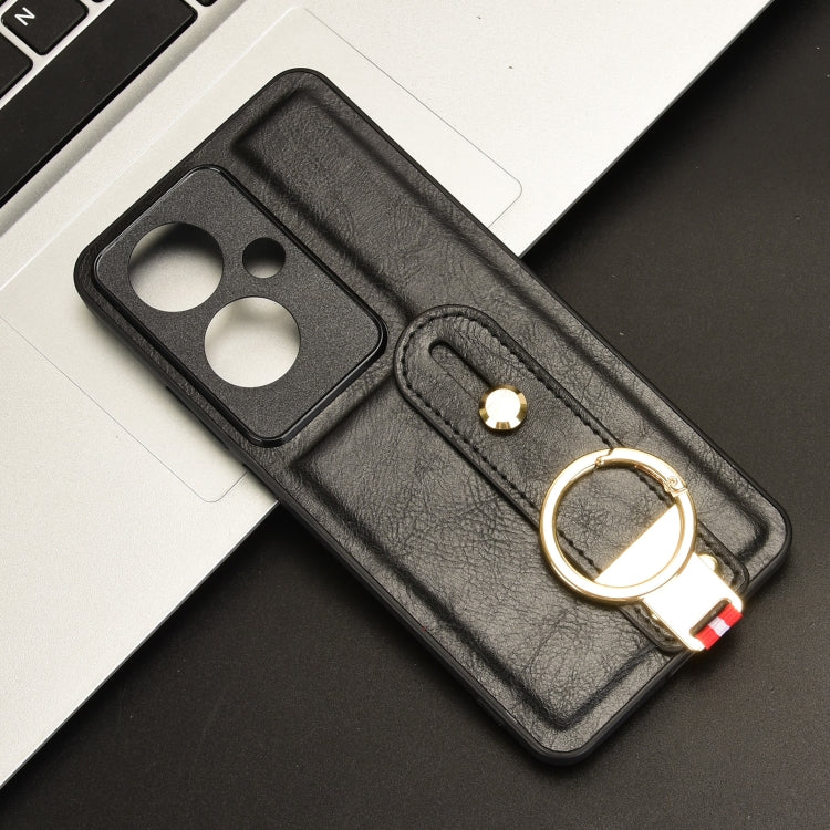 For OPPO Reno11 F / F25 Pro Wristband Leather Back Phone Case