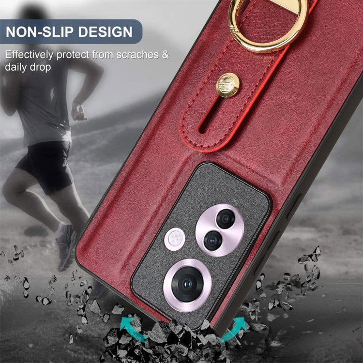 For OPPO Reno11 F / F25 Pro Wristband Leather Back Phone Case