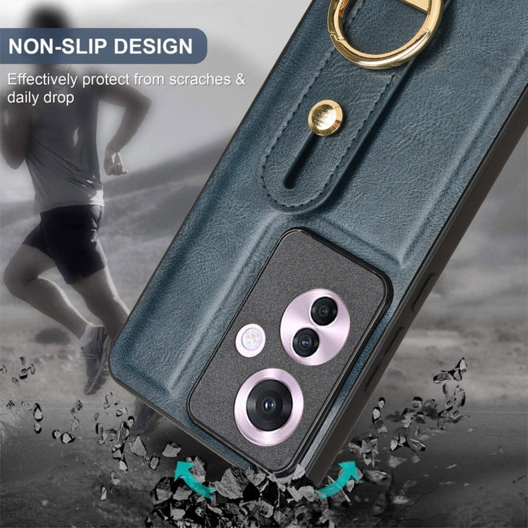 For OPPO Reno11 F / F25 Pro Wristband Leather Back Phone Case
