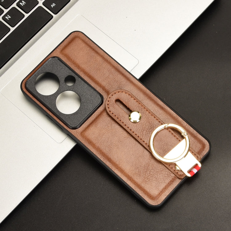 For OPPO Reno11 F / F25 Pro Wristband Leather Back Phone Case