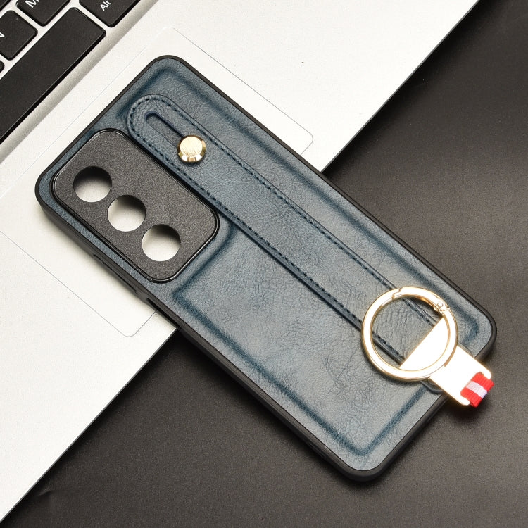 For OPPO K12x 5G / A3 Pro Global Wristband Leather Back Phone Case