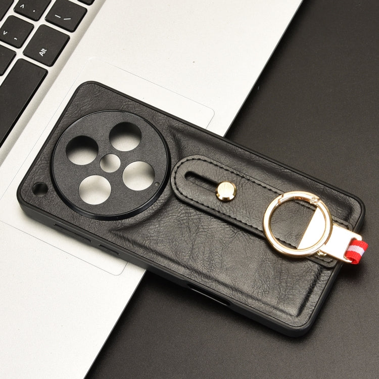 For OPPO Find X8 Pro Wristband Leather Back Phone Case