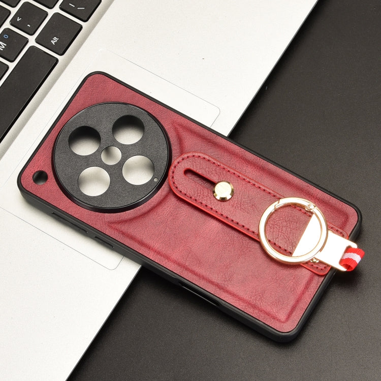 For OPPO Find X8 Pro Wristband Leather Back Phone Case