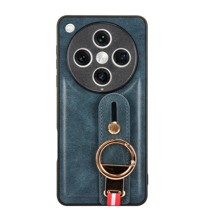 For OPPO Find X8 Pro Wristband Leather Back Phone Case
