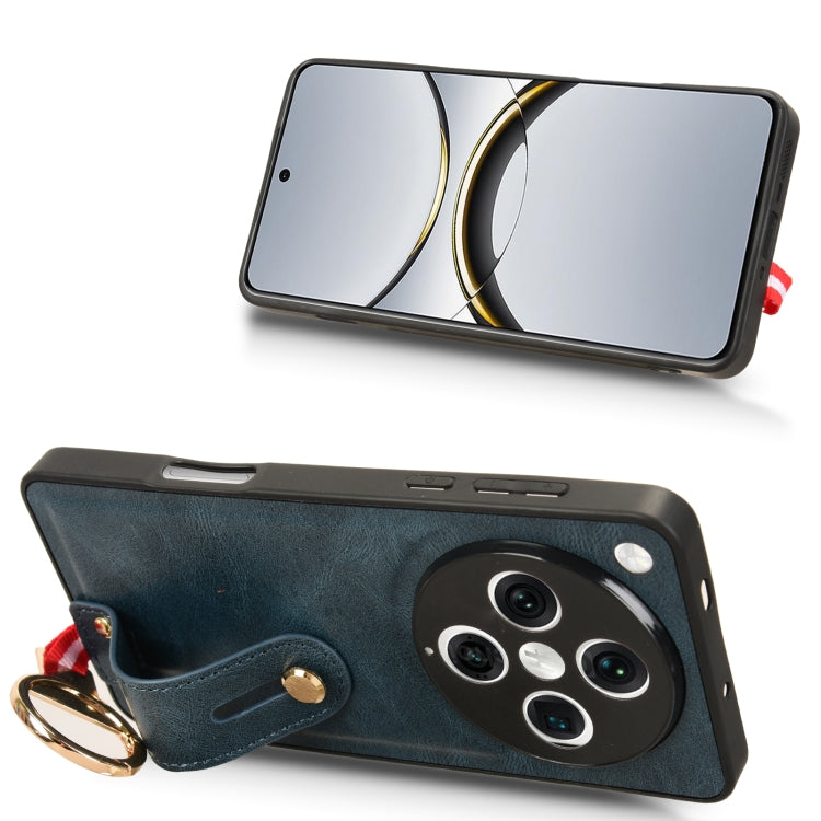 For OPPO Find X8 Pro Wristband Leather Back Phone Case