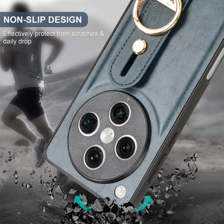 For OPPO Find X8 Pro Wristband Leather Back Phone Case