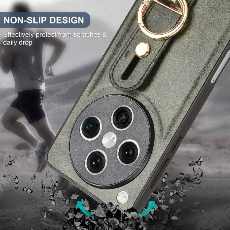 For OPPO Find X8 Pro Wristband Leather Back Phone Case