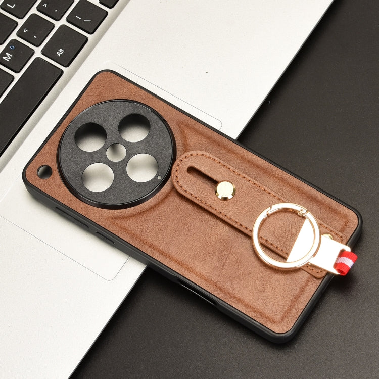 For OPPO Find X8 Pro Wristband Leather Back Phone Case