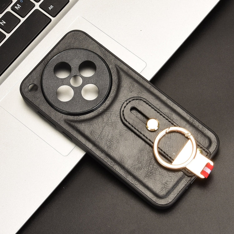 For OPPO Find X8 Wristband Leather Back Phone Case