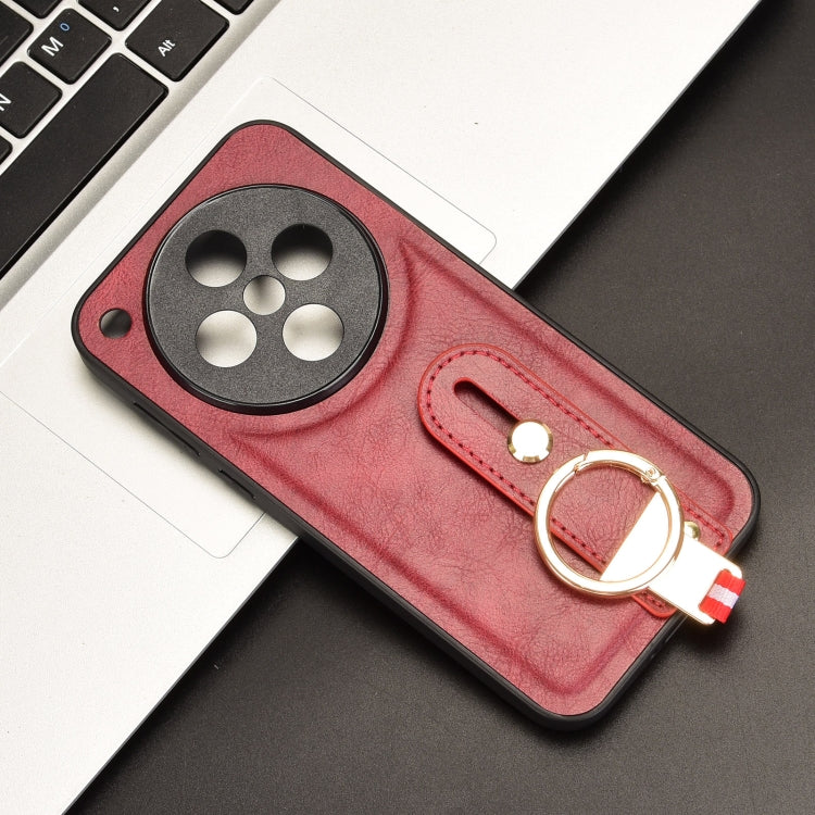 For OPPO Find X8 Wristband Leather Back Phone Case