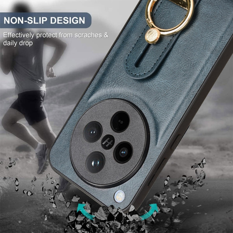 For OPPO Find X8 Wristband Leather Back Phone Case