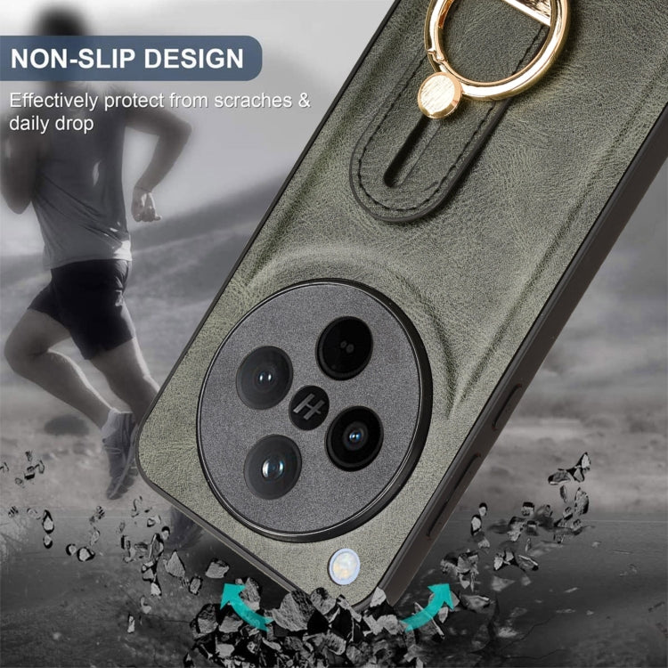 For OPPO Find X8 Wristband Leather Back Phone Case