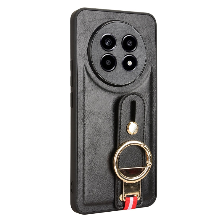 For Realme 13 Pro 5G Wristband Leather Back Phone Case