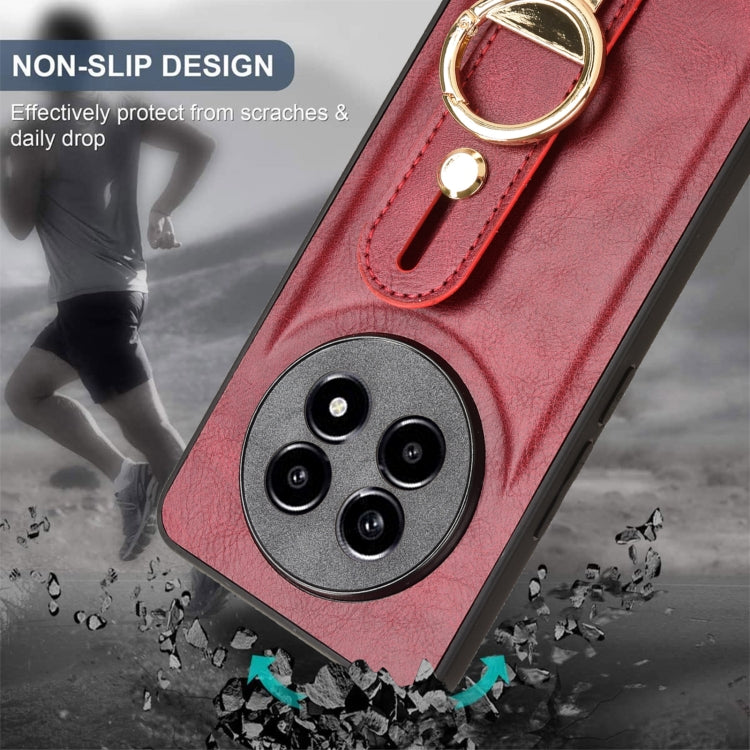 For Realme 13 Pro 5G Wristband Leather Back Phone Case