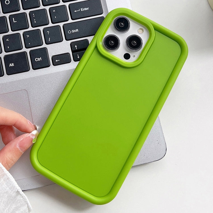 For iPhone 15 Pro Shockproof Frame Frosted TPU Phone Case