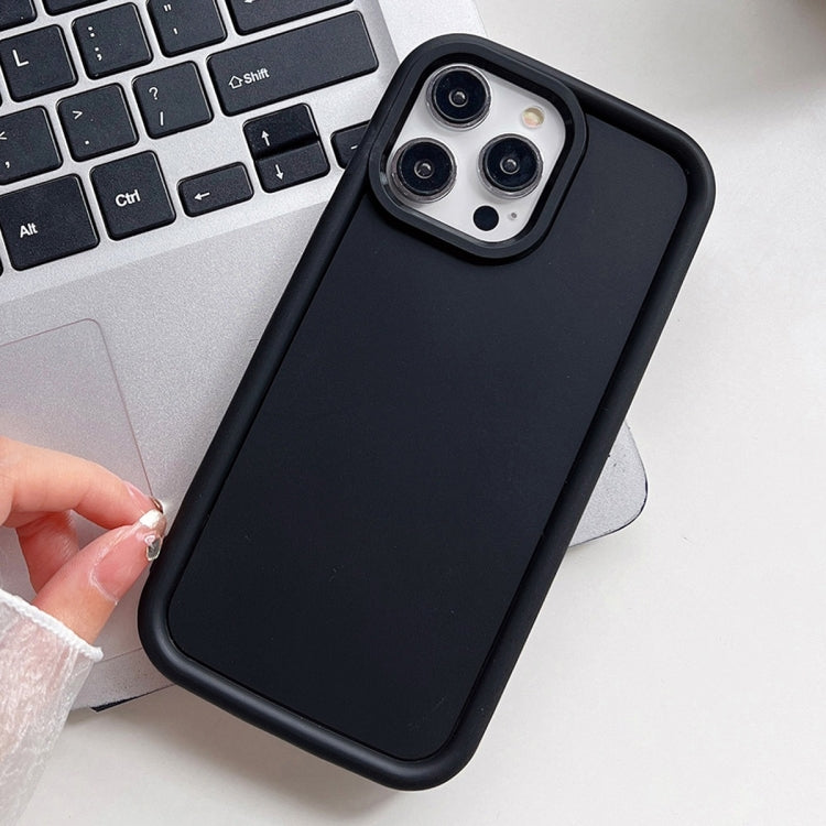 For iPhone 15 Pro Shockproof Frame Frosted TPU Phone Case