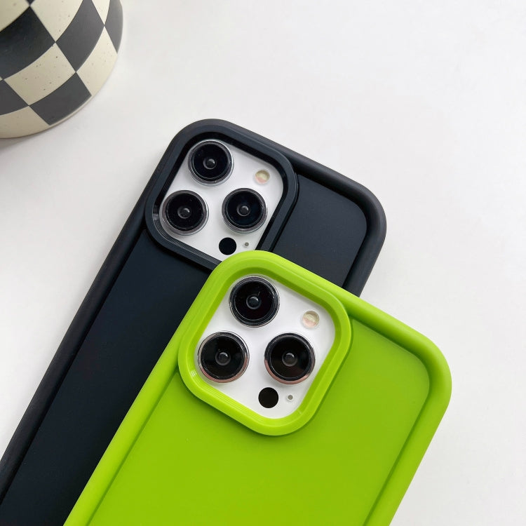 For iPhone 15 Pro Max Shockproof Frame Frosted TPU Phone Case
