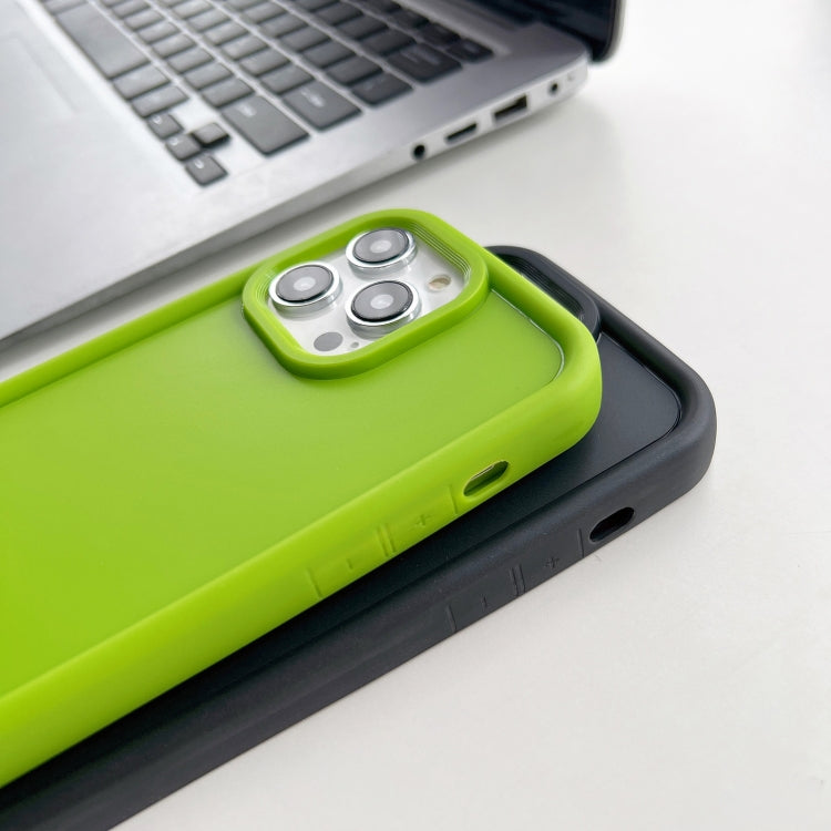 For iPhone 15 Pro Max Shockproof Frame Frosted TPU Phone Case