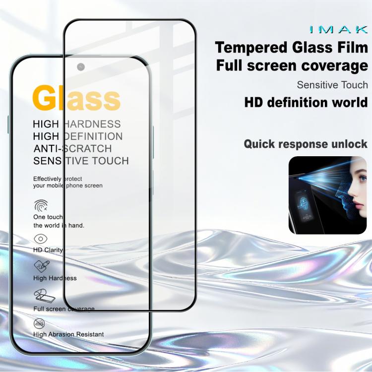 For Huawei Enjoy 90 Pro Max 5G imak 9H Surface Hardness Full Screen Tempered Glass Film Pro+ Series