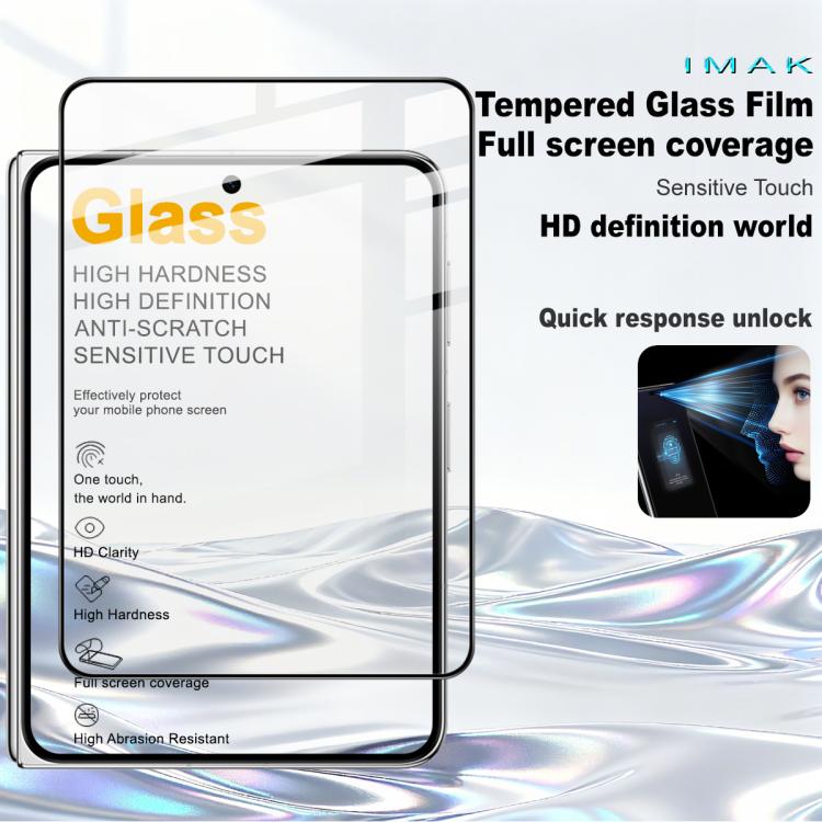 For Huawei Pura X Max imak 9H Surface Hardness Full Screen Tempered Glass Film Pro+ Series