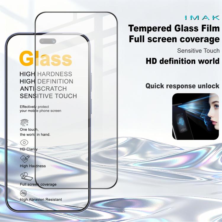 For Huawei Pura 90 5G imak 9H Surface Hardness Full Screen Tempered Glass Film Pro+ Series