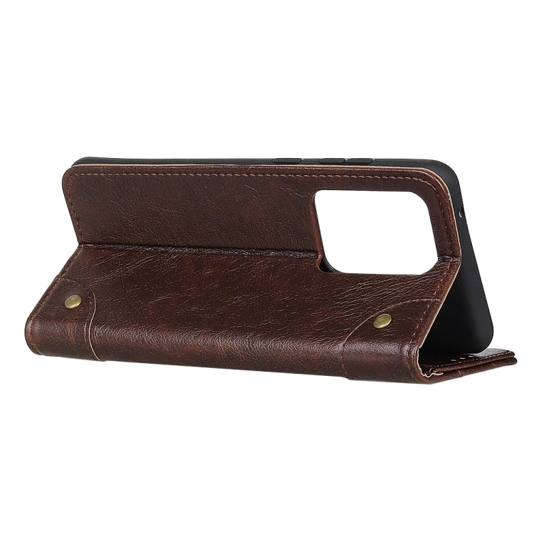 For Samsung Galaxy Note20 Ultra Copper Buckle Nappa Texture Horizontal Flip Leather Case with Holder & Card Slots & Wallet