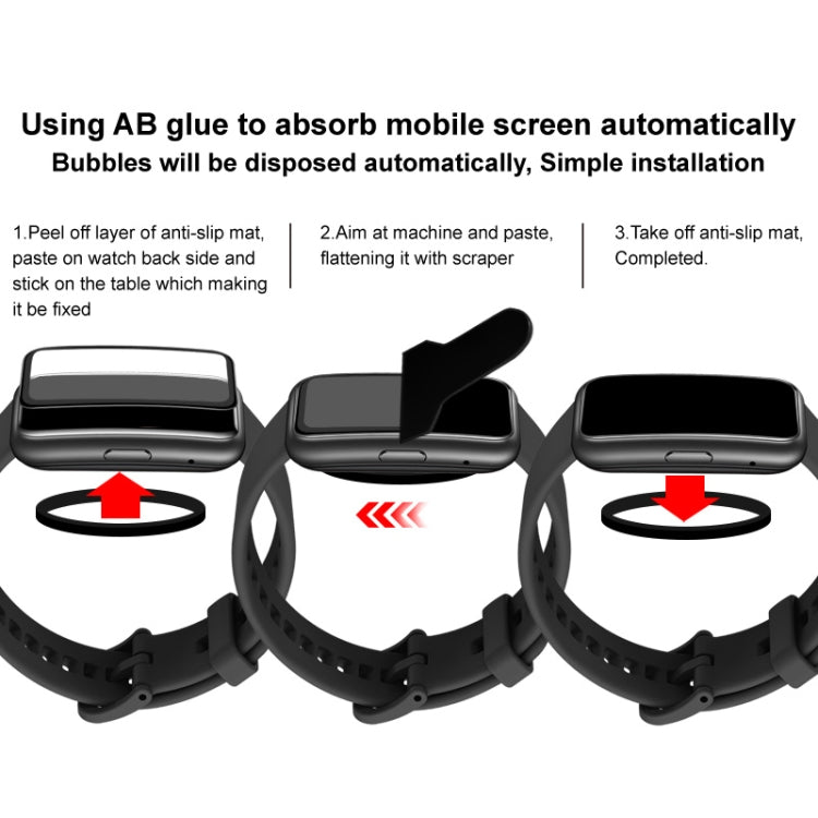 For Zeblaze Beyond 2 IMAK Plexiglass HD Watch Protective Film