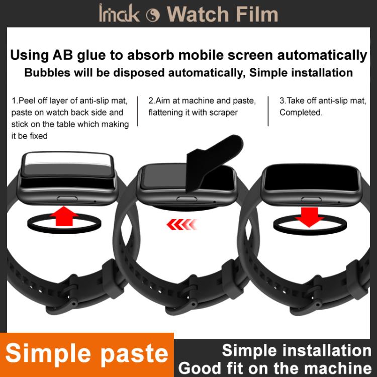 For Huawei Band 11 Pro IMAK Plexiglass HD Watch Protective Film