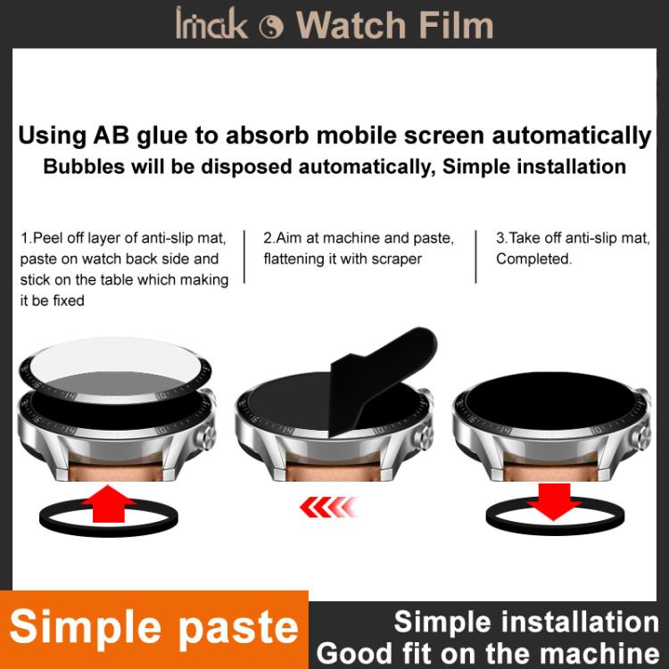 For Huawei Watch Buds 2 Black Version IMAK Plexiglass HD Watch Protective Film