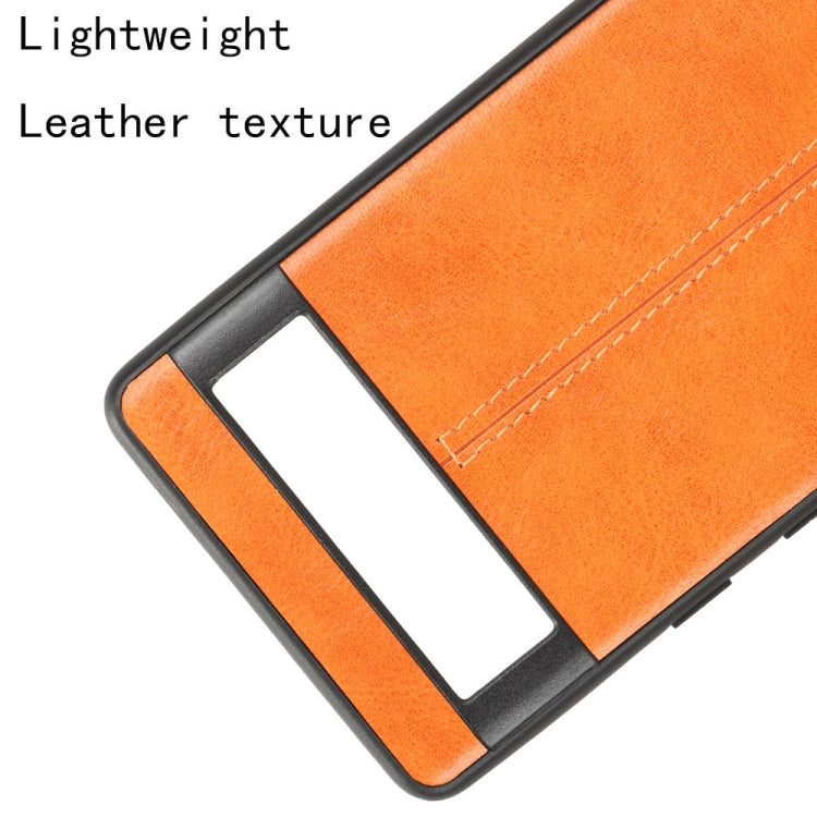 For Google Pixel 7a Cow Pattern Sewing Back Cover Phone Case