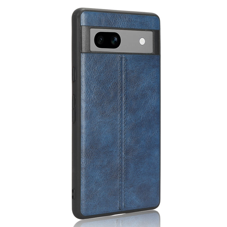 For Google Pixel 7a Cow Pattern Sewing Back Cover Phone Case