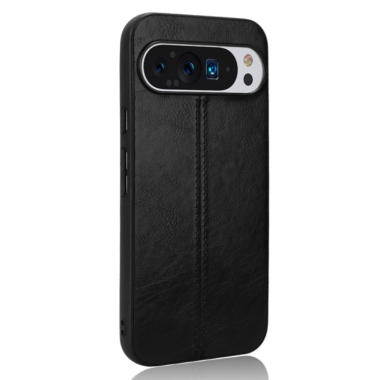 For Google Pixel 9 Pro XL Cow Pattern Sewing Back Cover Phone Case
