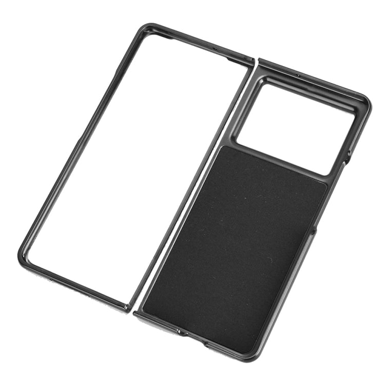 For Tecno Phantom V Fold2 Cow Pattern Sewing Back Cover Phone Case