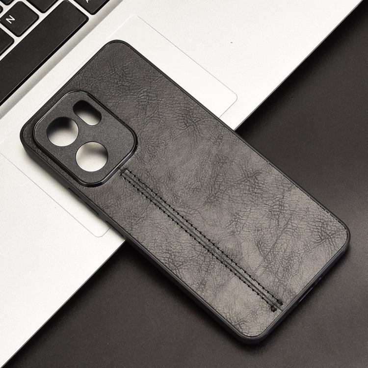 For OPPO Reno13 F 4G / 5G Cow Pattern Sewing Back Cover Phone Case