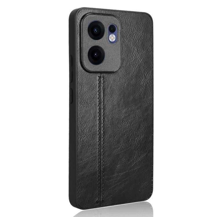For OPPO Reno13 F 4G / 5G Cow Pattern Sewing Back Cover Phone Case