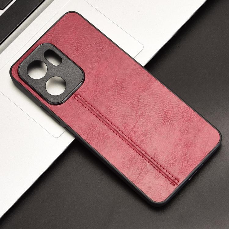 For OPPO Reno13 F 4G / 5G Cow Pattern Sewing Back Cover Phone Case